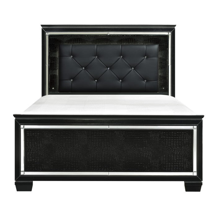 Allura (3)California King Bed, LED Lighting