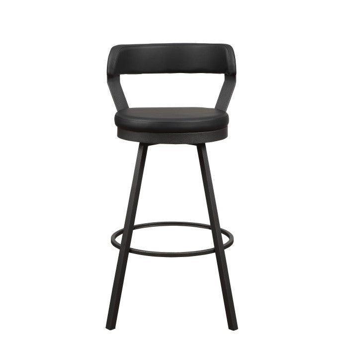 5566-29BK - Swivel Pub Height Chair, Black