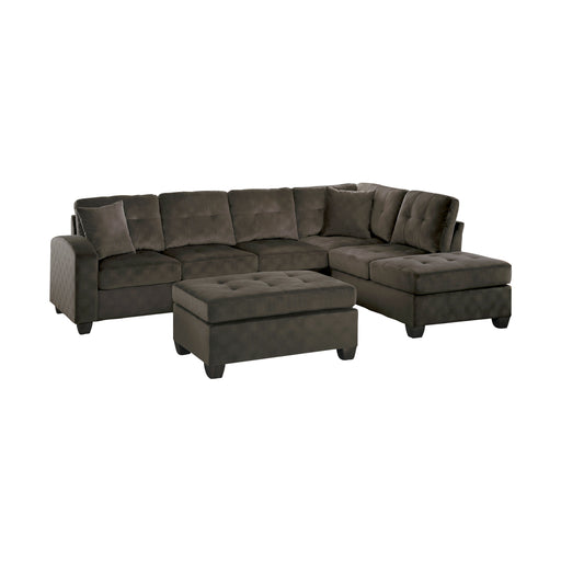 Emilio-(3)3-Piece Reversible Sectional with Ottoman image