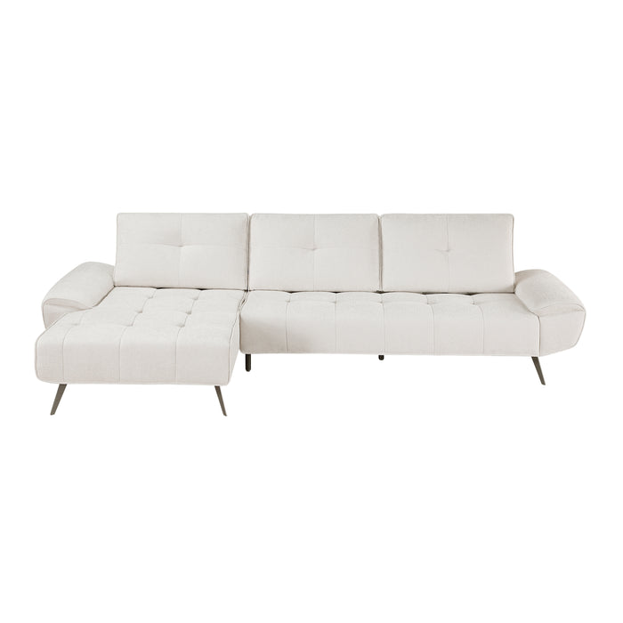 Dominic-(2)2-Piece Sectional with Left Chaise and Dual-position Backs for Adjustable Seat Depth image