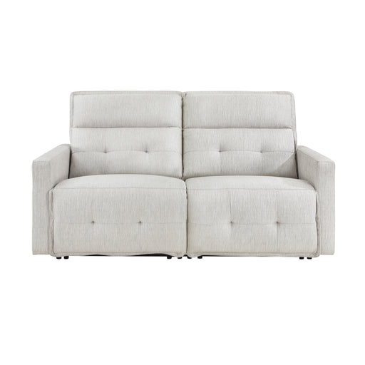 Salida-(2)Power Double Reclining Love Seat with Power Headrests image