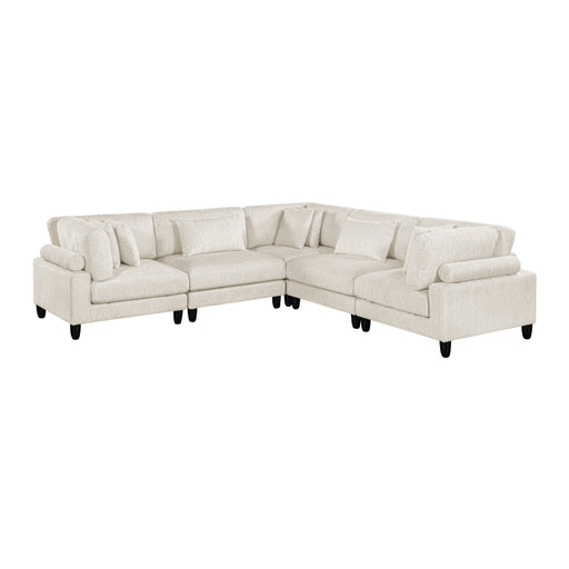 ;Robstown-(5)5-Piece Modular Sectional image