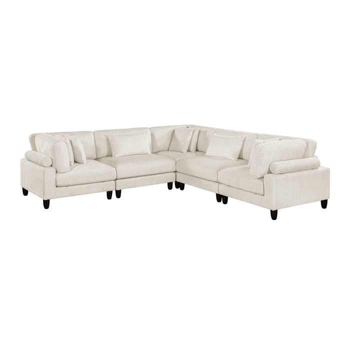 ;Robstown-(5)5-Piece Modular Sectional image