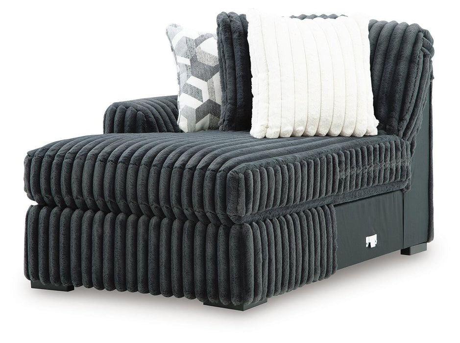 Midnight-Madness Sectional Sofa with Chaise