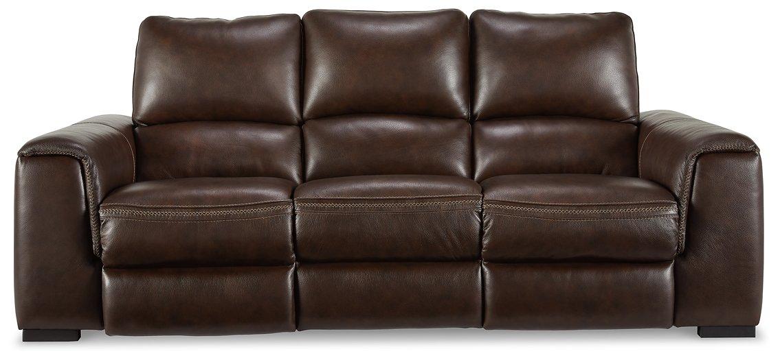 Alessandro Walnut Power Reclining Sofa