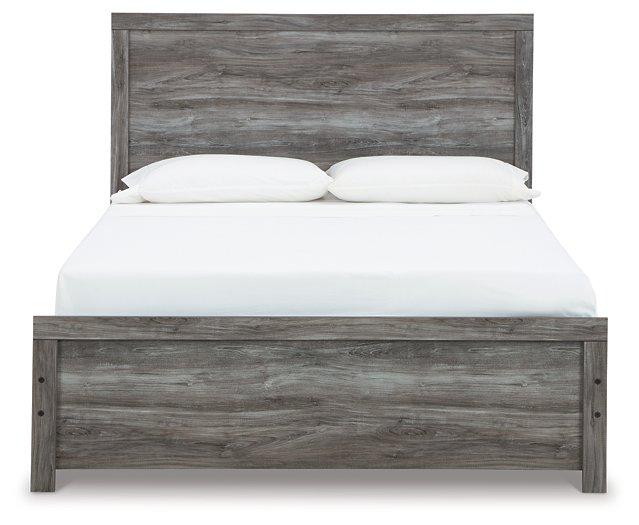 Bronyan Dark Gray Queen Panel Bed