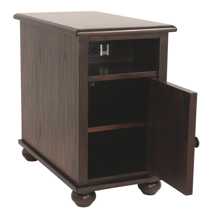 Barilanni - Brown Dark - Chair Side End Table