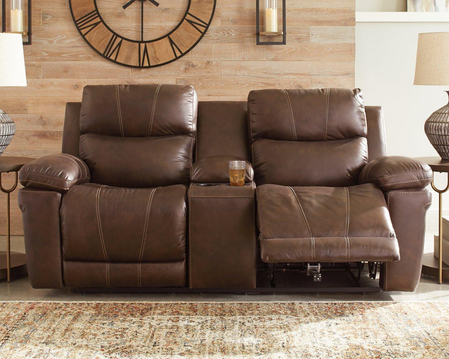 Edmar Power Reclining Loveseat with Console