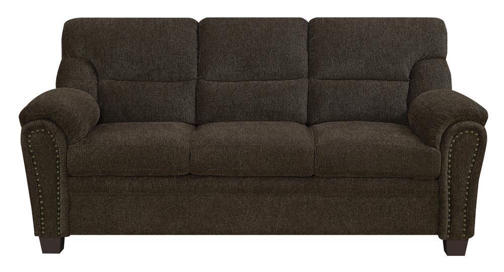 Clementine Casual Brown Sofa