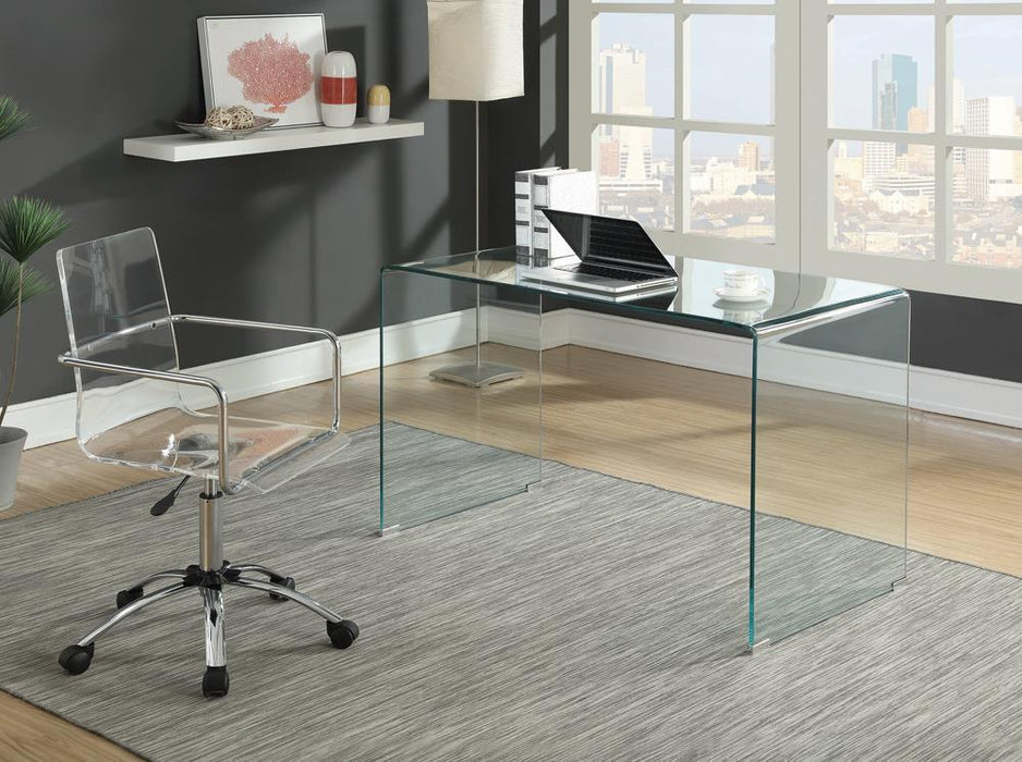G801436 Contemporary Clear Acrylic Office Chair