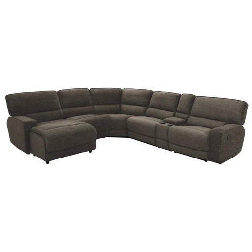 82386LCRR - (6)6-Piece Modular Reclining Sectional with Left Chaise image