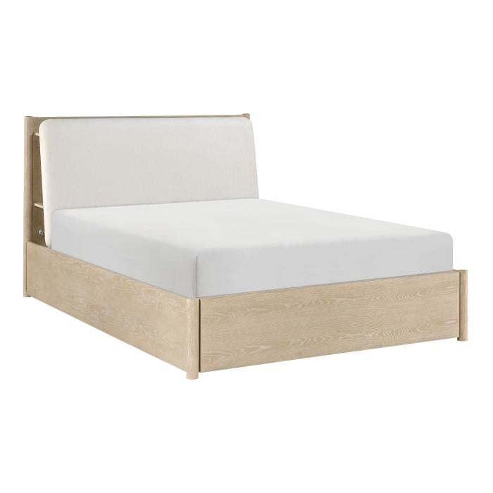 1313NK-1EK-Bedroom (3) Eastern King Platform Bed with Footboard Storage