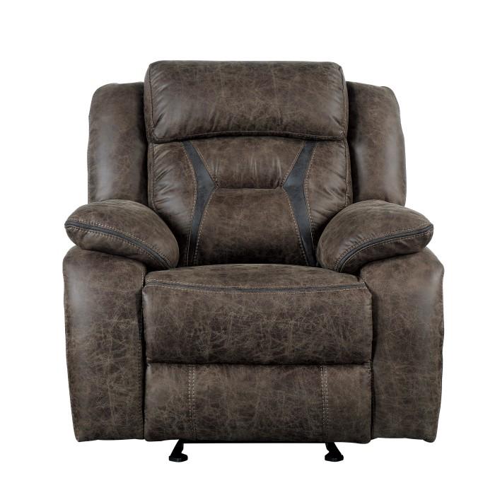 Madrona Glider Reclining Chair in Dark Brown 9989DB-1