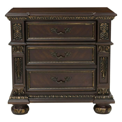 Catalonia 3 Drawer Nightstand in Cherry 1824-4 image