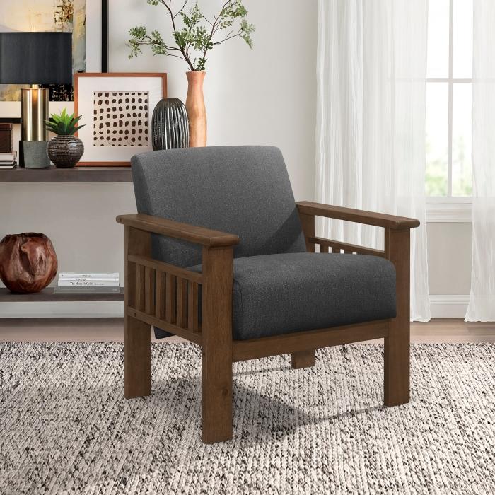 Helena Accent Chair with Storage Arms