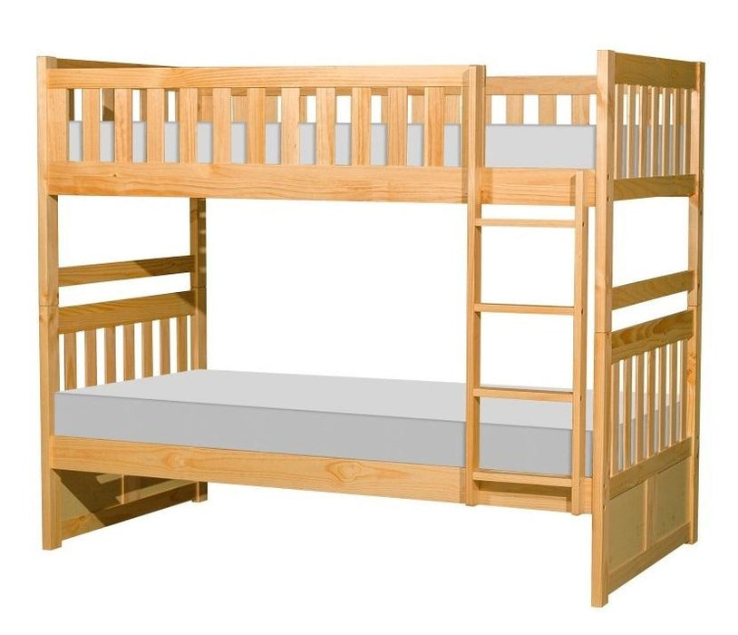 Bartly Twin/Twin Bunk Bed in Natural B2043-1