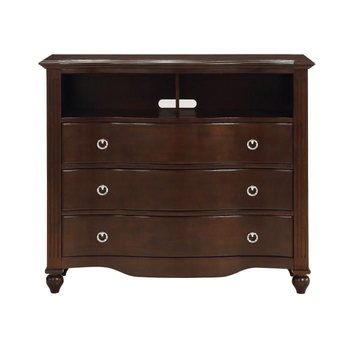 Meghan 3-Drawer Media Chest in Espresso image