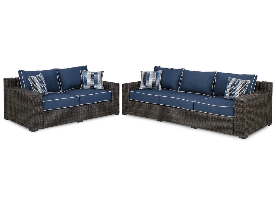 Grasson Lane 2-Piece Outdoor Seating Package