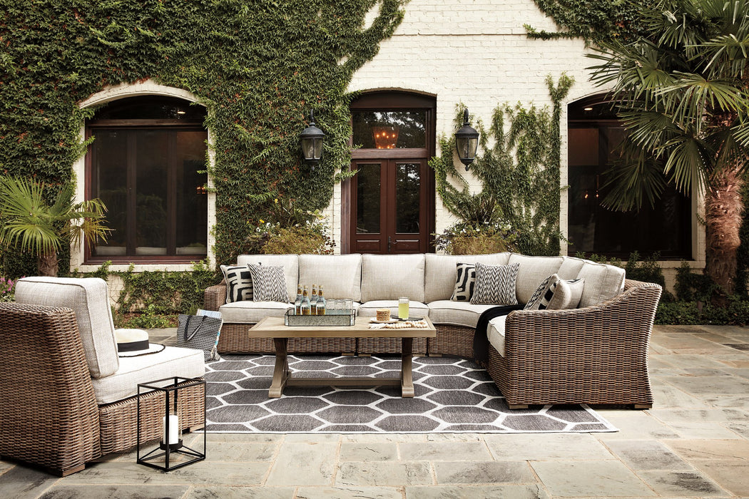 Beachcroft 5-Piece Outdoor Seating Set with Coffee Table