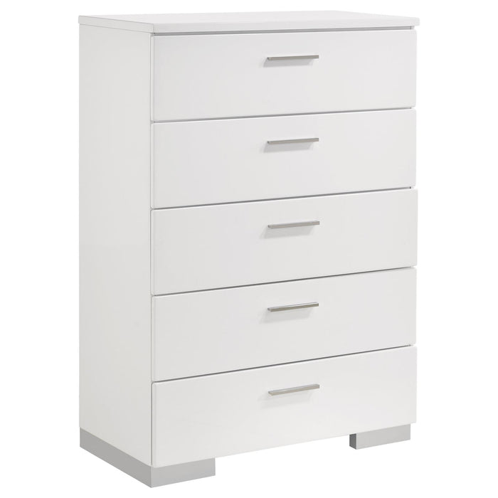 Felicity Contemporary Five Drawer Chest image