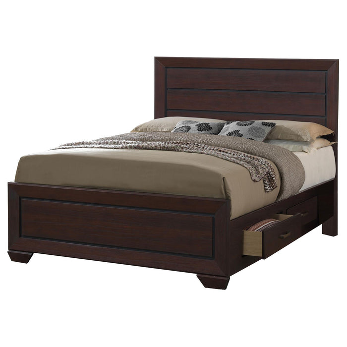 G204393 Fenbrook Transitional Dark Cocoa Queen Bed image