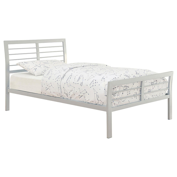Cooper Contemporary Silver Metal Full Bed image