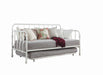 Traditional White Metal Daybed image