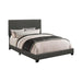 Boyd Upholstered Charcoal Twin Bed image