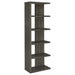 G800553 Contemporary Weathered Grey Five Shelf Bookcase image