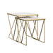 Modern Marble and Gold Nesting Tables image