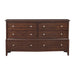 Homelegance Cotterill 6 Drawer Dresser in Cherry 1730-5 image