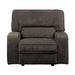 Homelegance Furniture Borneo Glider Reclining Chair in Chocolate image