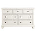 Homelegance Laurelin 7 Drawer Dresser in White 1714W-5 image