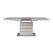 Homelegance Glissand Dining Table in White & Gray 5599-71* image
