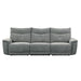 Homelegance Furniture Tesoro Power Double Reclining Sofa w/ Power Headrests in Dark Gray 9509DG-3PWH* image